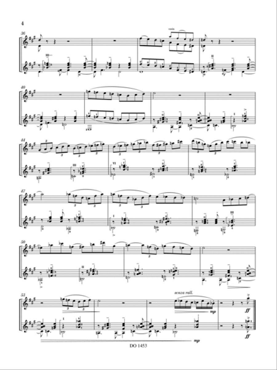 Un petit bis, Op. 92a Flute scores gallery preview page 5