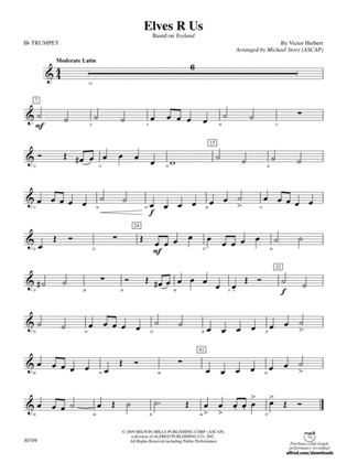 Elves R Us (Based on Toyland): 1st B-flat Trumpet