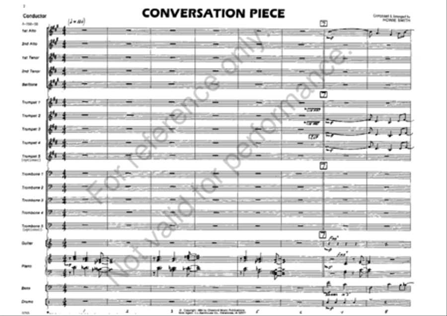 Conversation Piece Jazz Ensemble scores gallery preview page 2