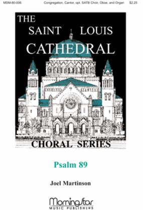 Book cover for Psalm 89 (Choral Score)