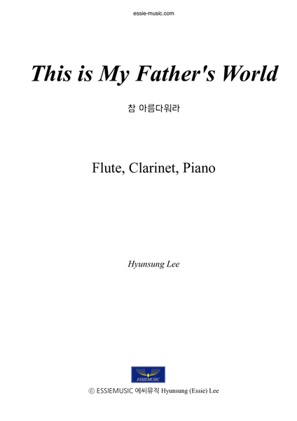 This is My Father's World - for Flute, Clarinet, Piano image number null