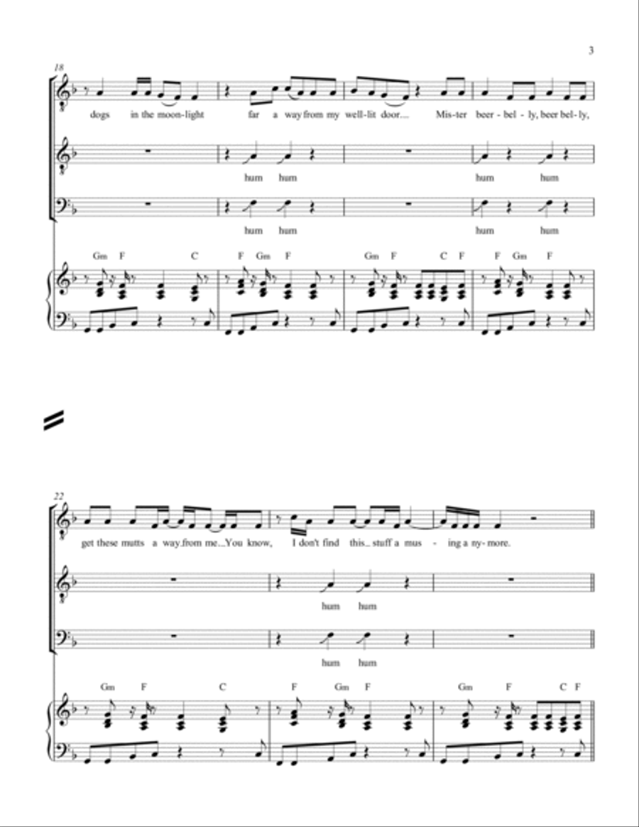 You Can Call Me Al 4-Part scores gallery preview page 3