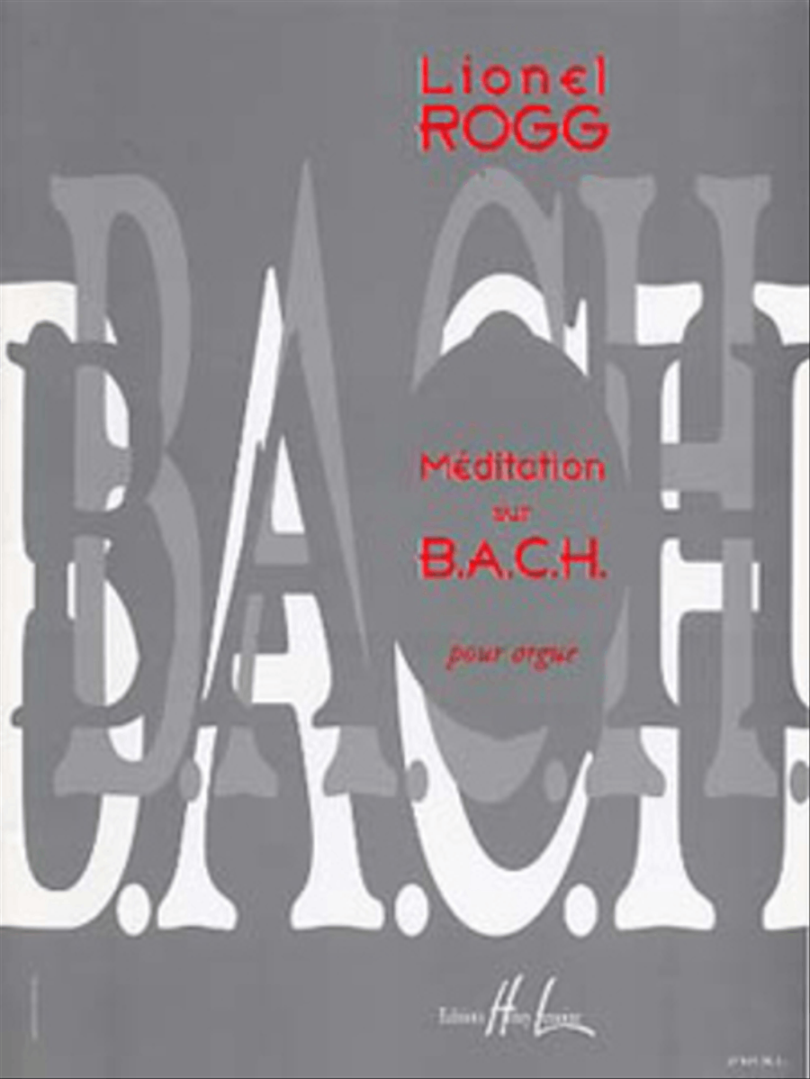 Meditation Sur B.A.C.H. Organ scores gallery preview page 1