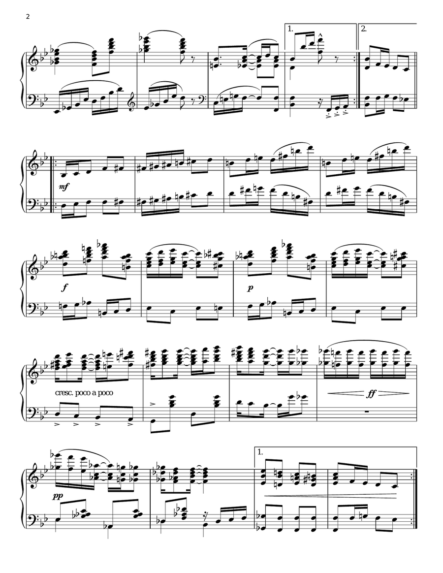 Euphonic Sounds Piano Solo scores gallery preview page 2