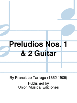 Book cover for Preludios Nos. 1 & 2 Guitar