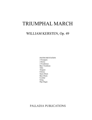 Triumphal March for Brass, Percussion and Organ