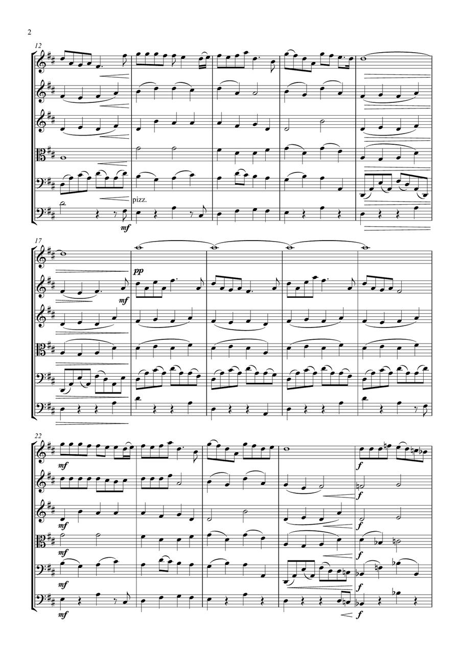 When Christmas Comes To Town from Warner Bros. Pictures' THE POLAR EXPRESS String Orchestra scores gallery preview page 2