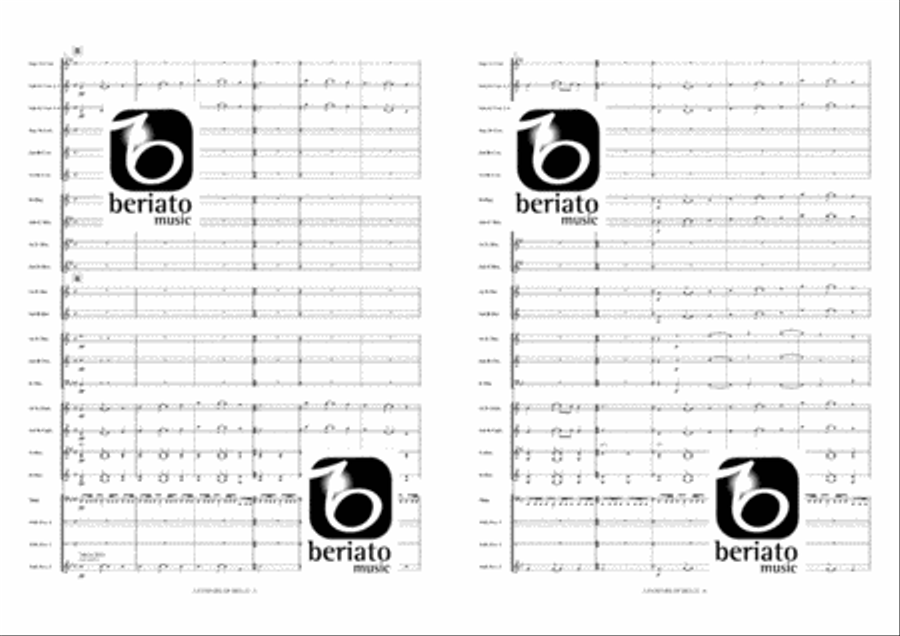 A Fanfare of Bells Brass Band scores gallery preview page 4