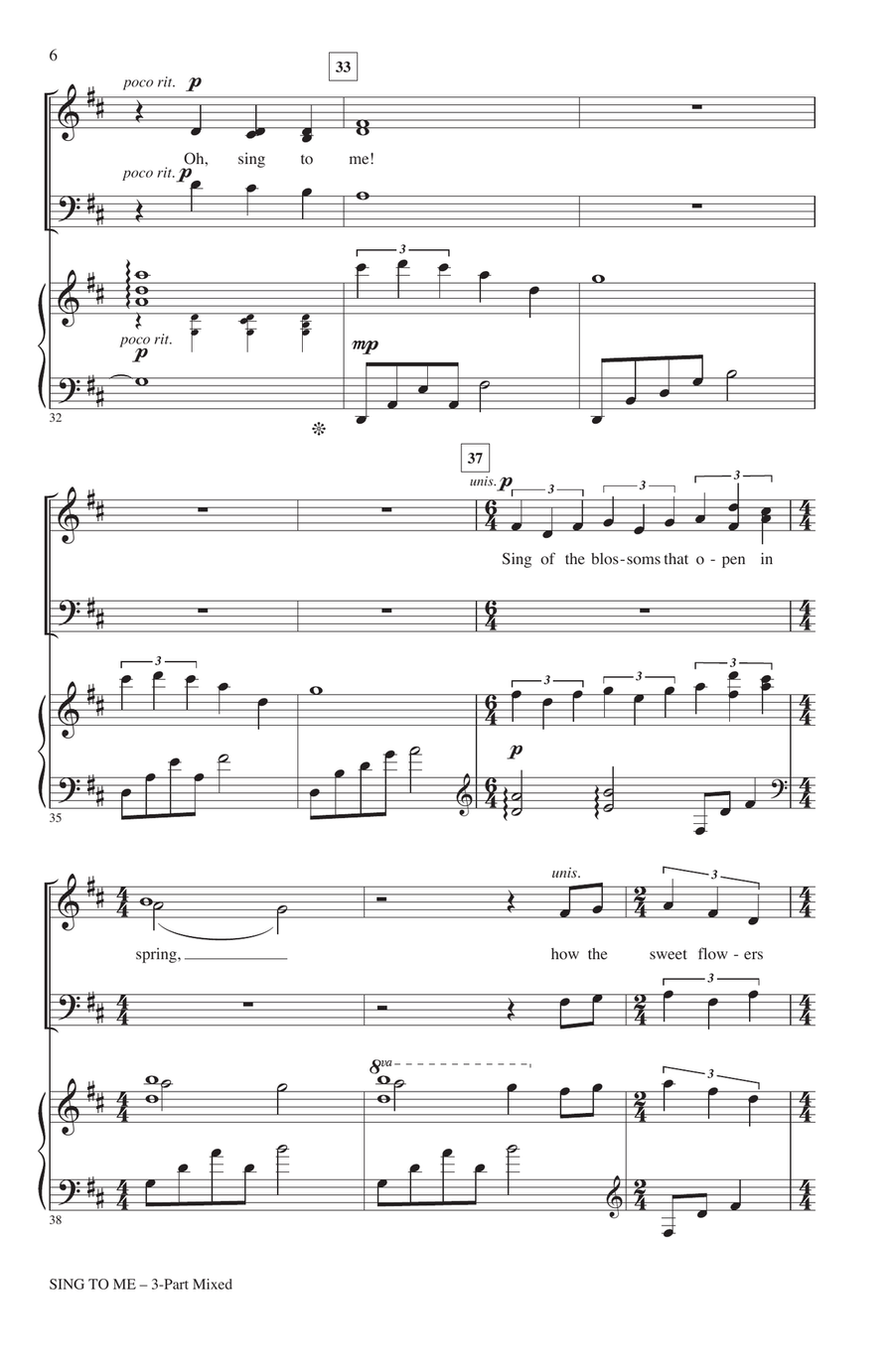 Sing To Me Sing To Me 3-Part scores gallery preview page 5