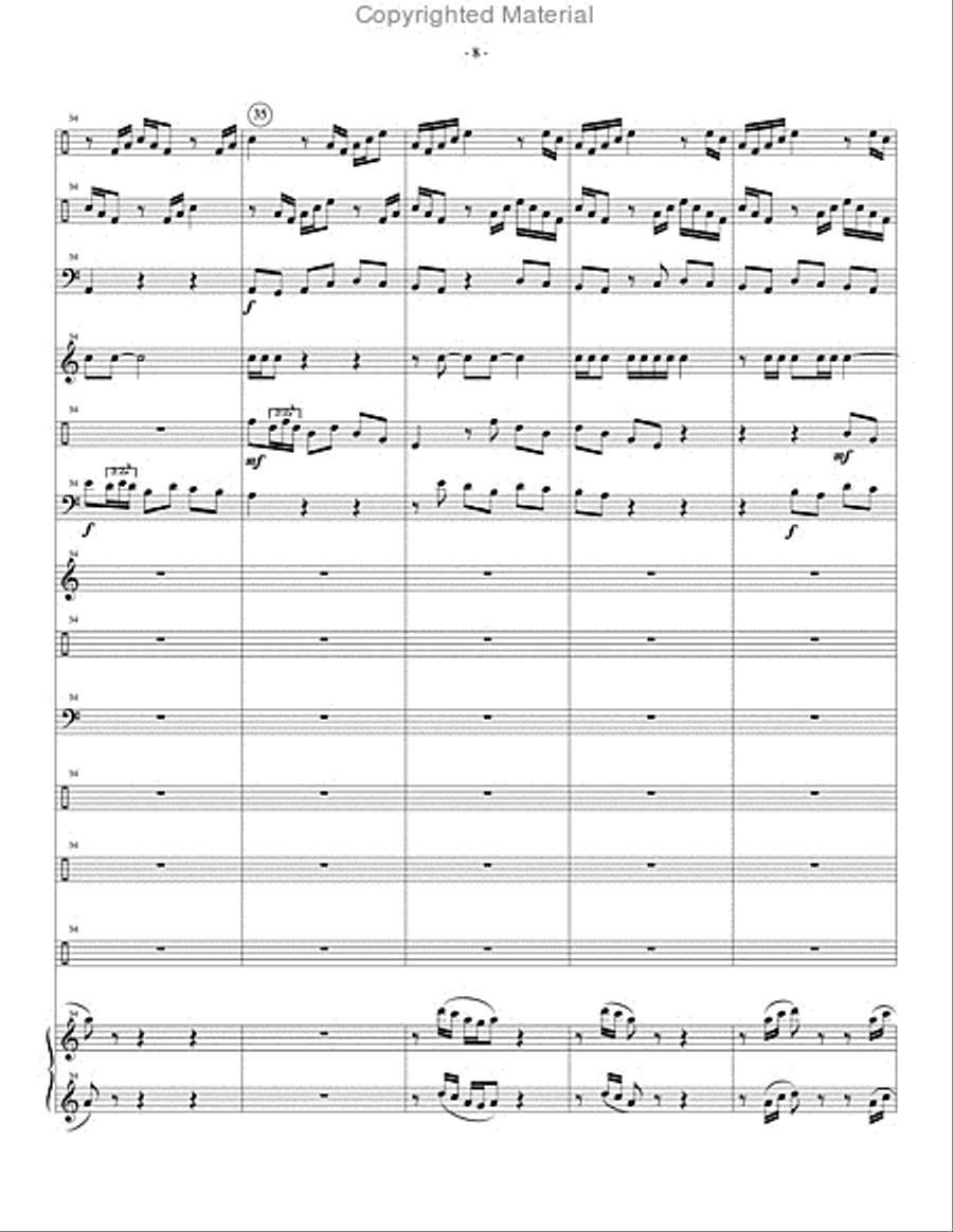 Paschal Dances Percussion Ensemble scores gallery preview page 9