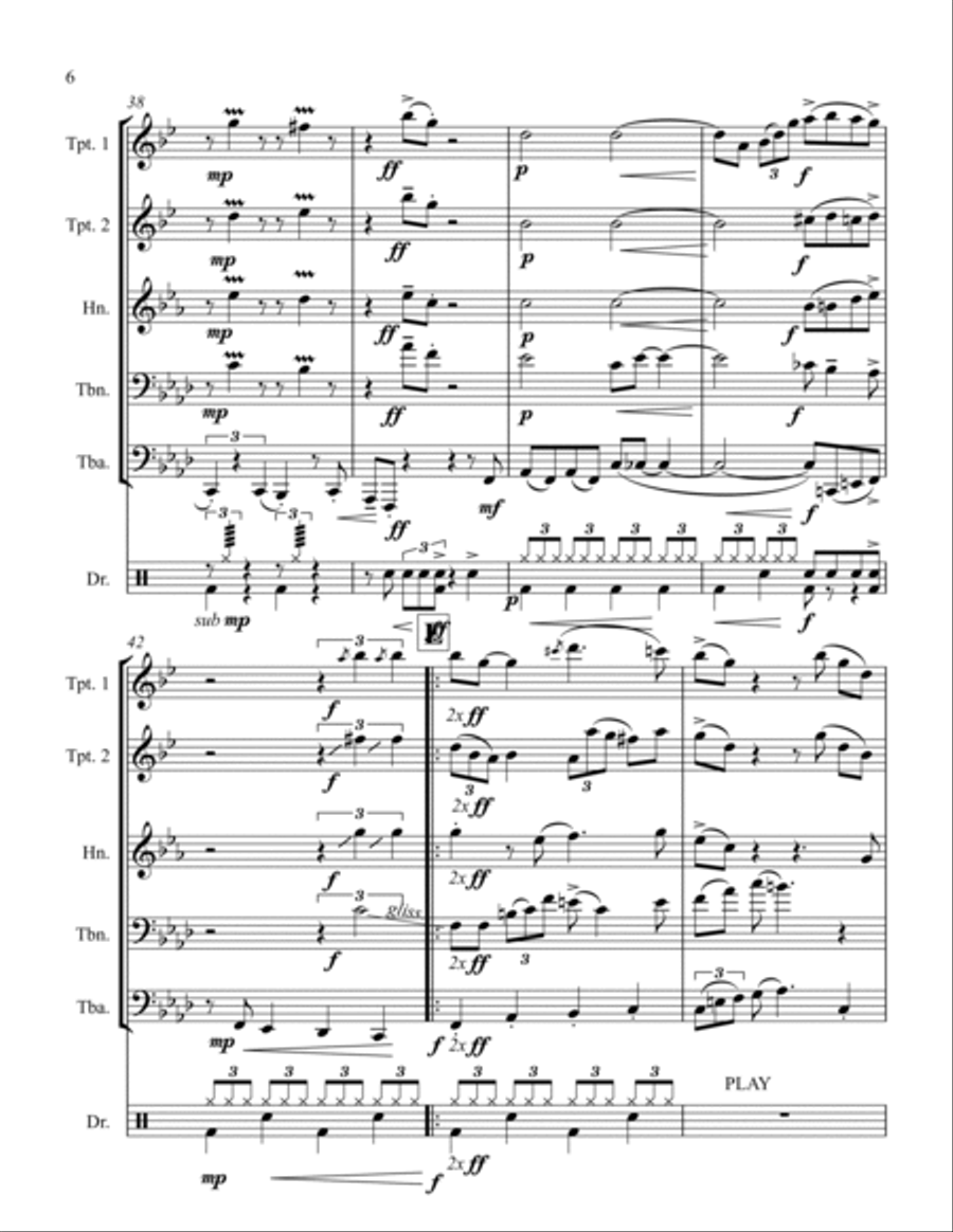 St. James Infirmary St. James Infirmary Small Ensemble scores gallery preview page 6