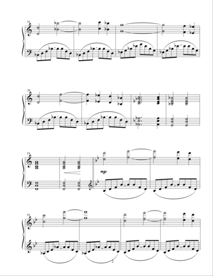 AIR (for solo piano) Piano Solo scores gallery preview page 2