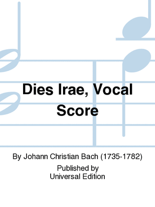 Dies Irae, Vocal Score
