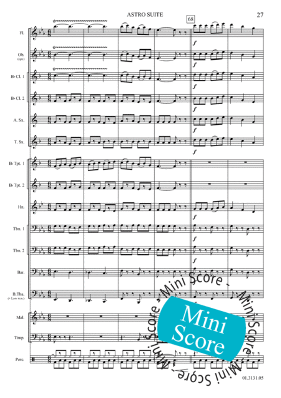 Astro Suite Astro Suite Concert Band scores gallery preview page 33