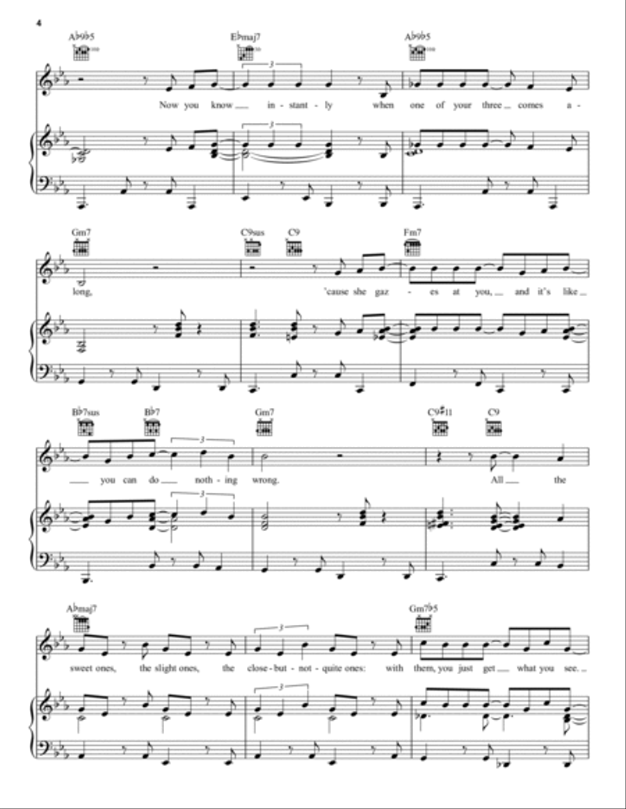 One Of The Great Ones Piano, Vocal, Guitar scores gallery preview page 4