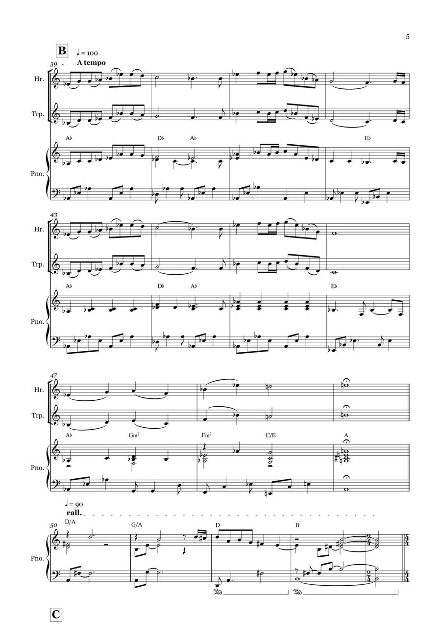 Rocketeer To The Rescue Brass Duet scores gallery preview page 5
