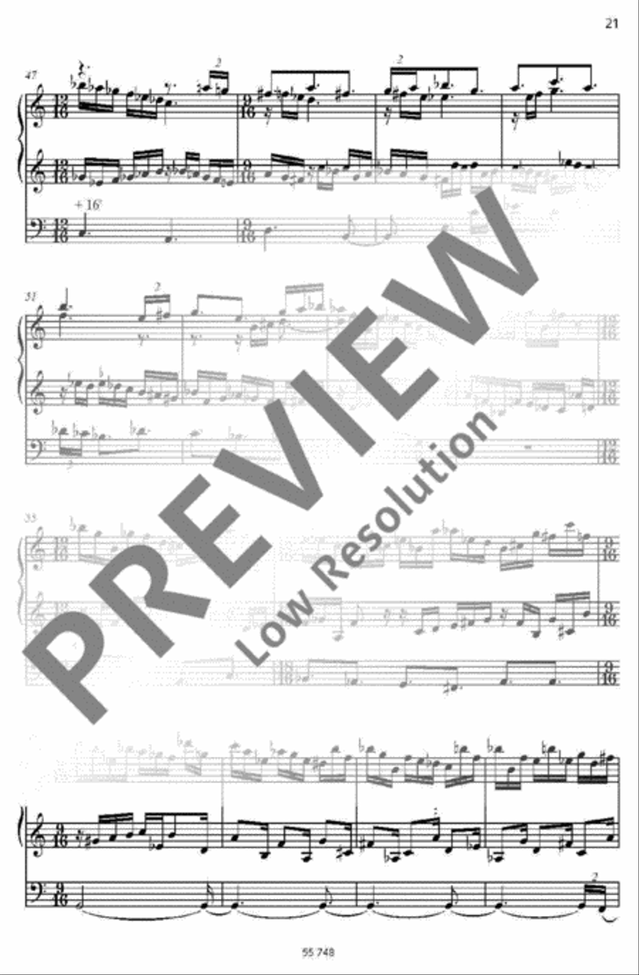 Rosa mystica Organ scores gallery preview page 21