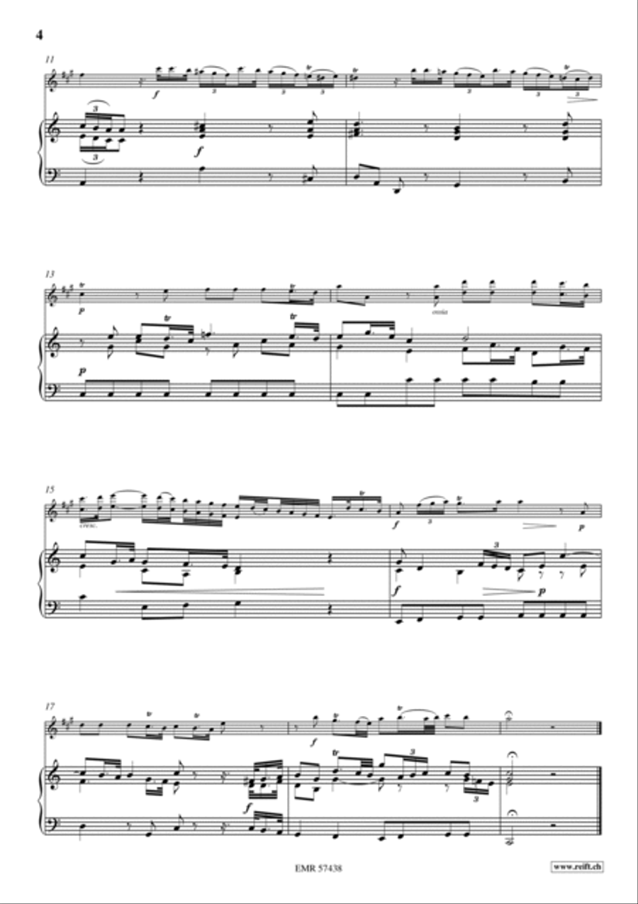 Sonata No. 6 Alto Saxophone scores gallery preview page 5