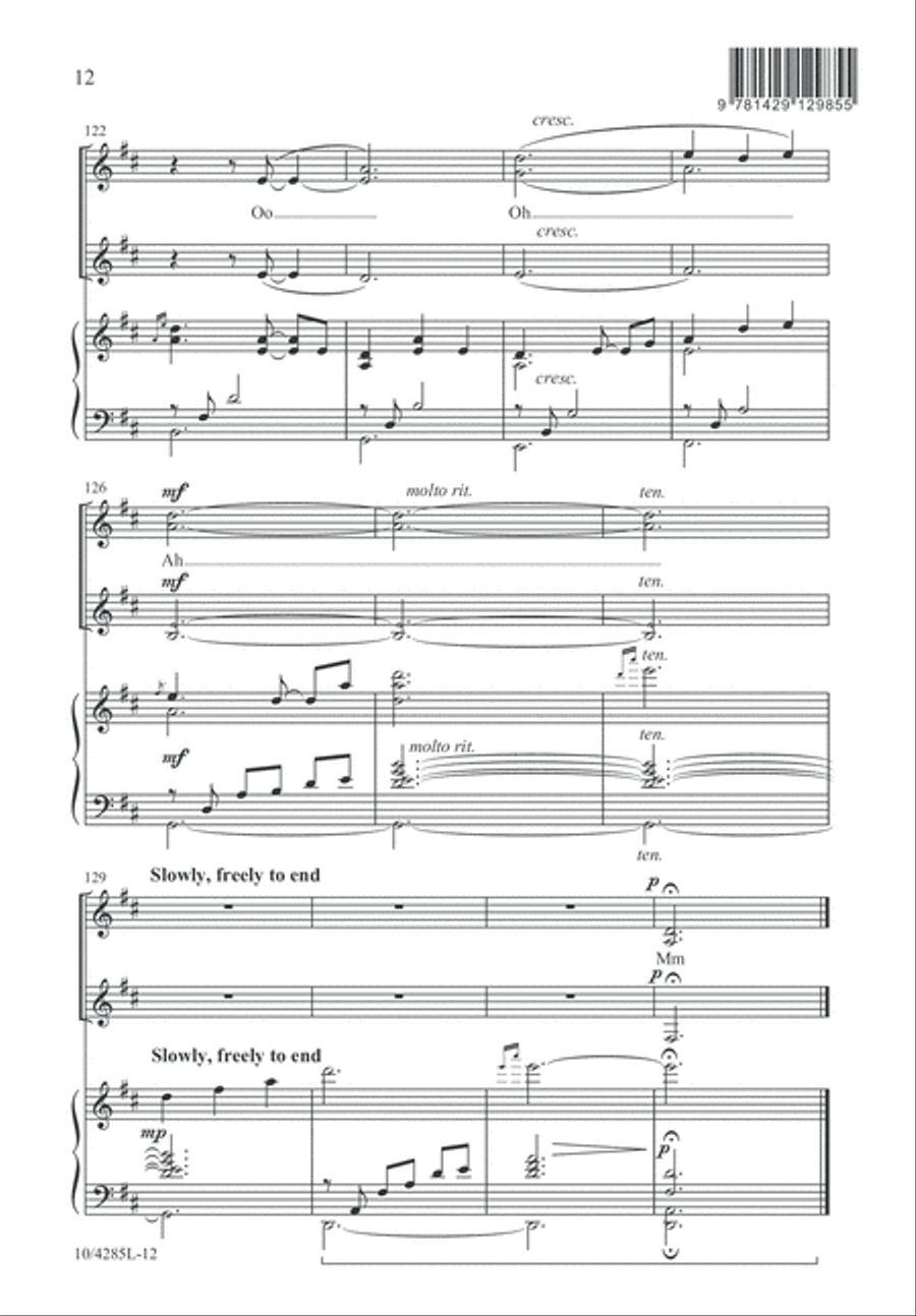 Morning Has Broken SSA scores gallery preview page 13