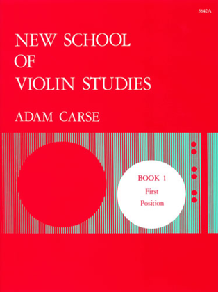 Book cover for New School of Violin Studies. Book 1