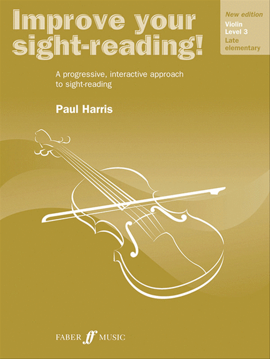 Improve Your Sight-reading! Violin, Level 3 Violin scores gallery preview page 1