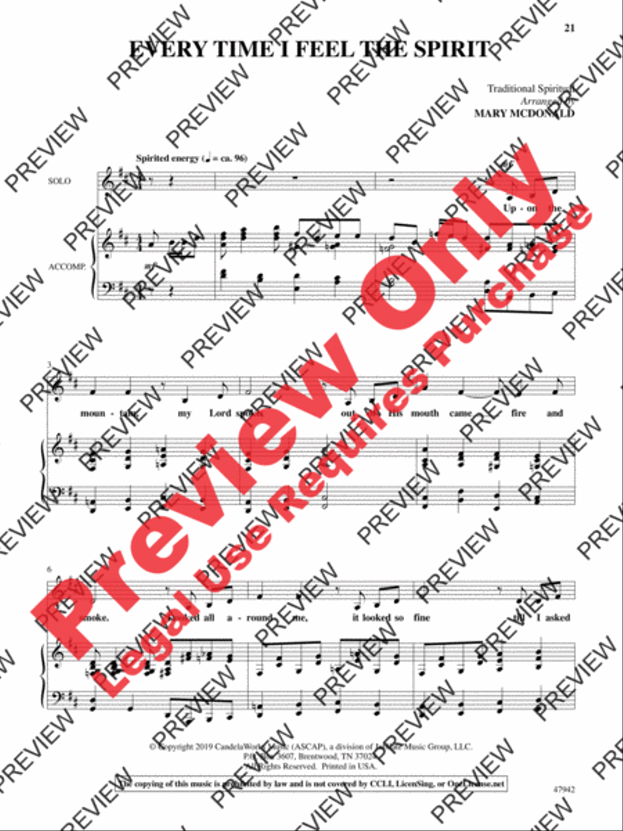 This Is the Time to Sing 4-Part scores gallery preview page 21