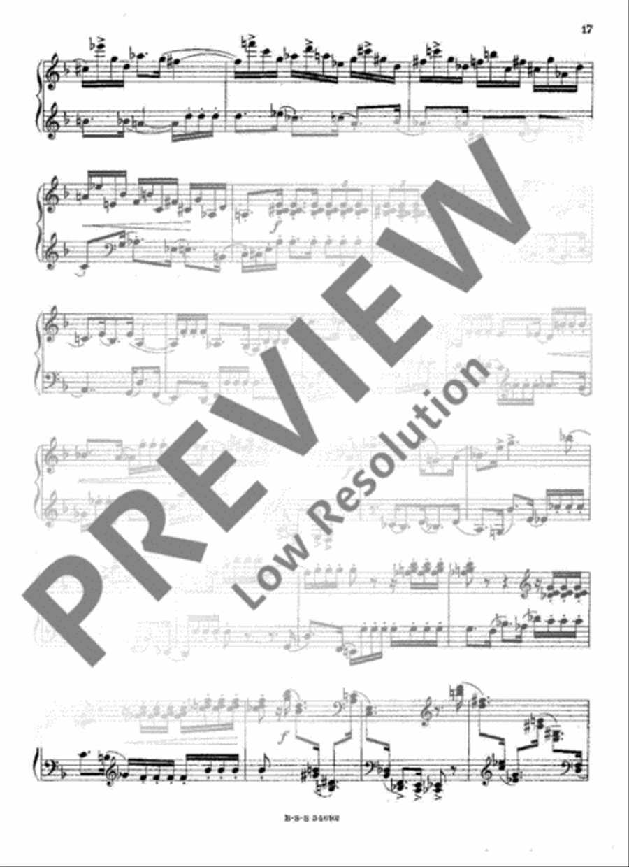 Sonata for Piano Piano Solo scores gallery preview page 20