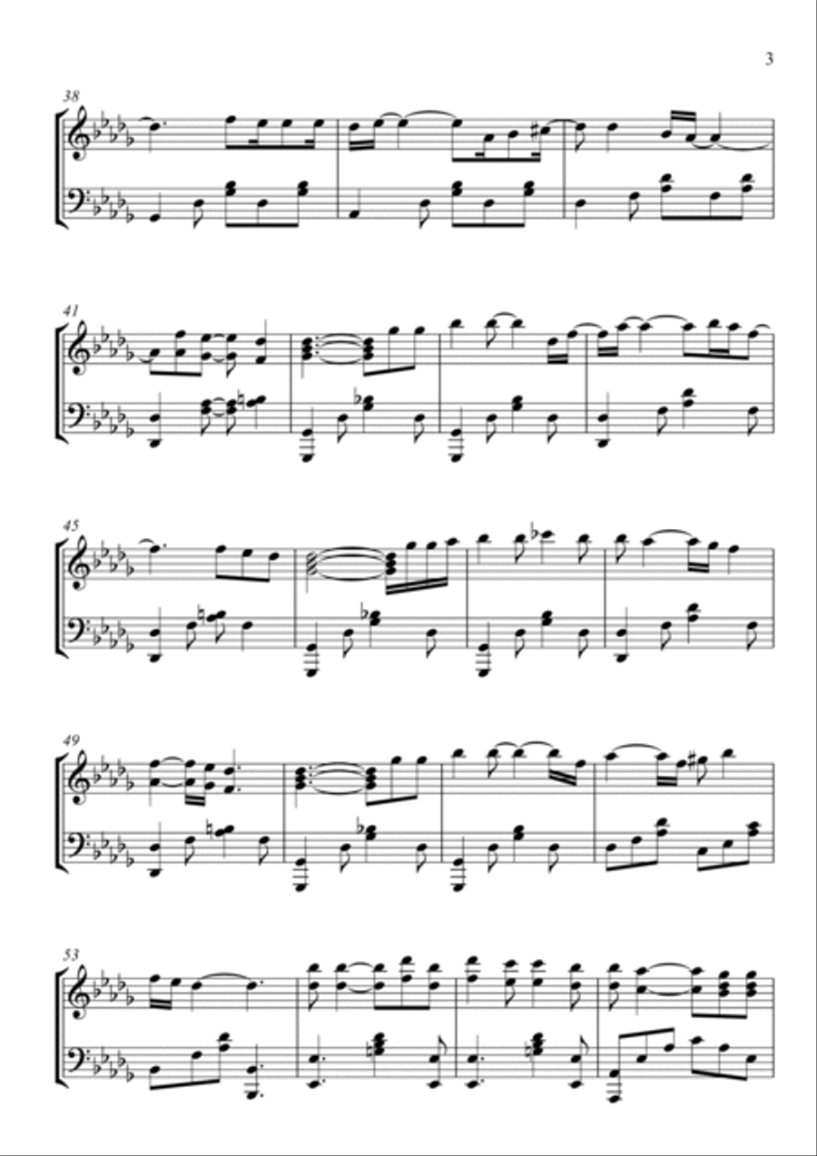 When A Man Loves A Woman When A Man Loves A Woman Piano Solo scores gallery preview page 3