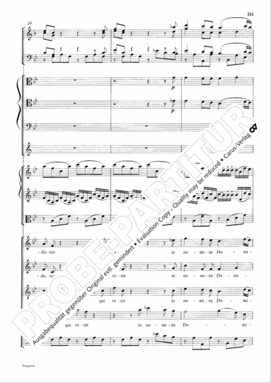 Requiem Requiem 4-Part scores gallery preview page 218
