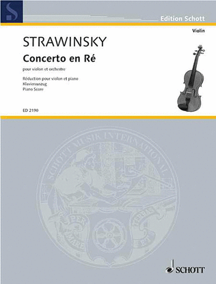 Book cover for Concerto En Re - Concerto In D