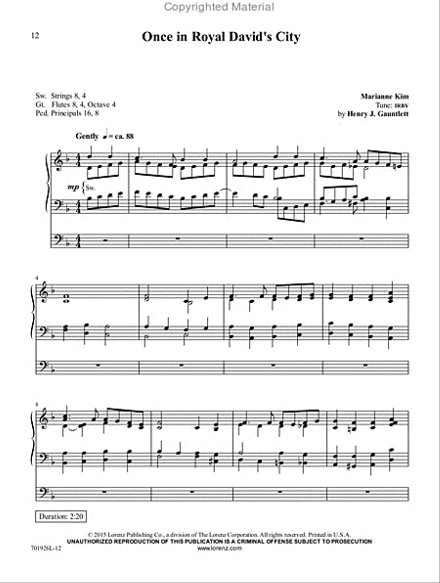 The Heart and Soul of Christmas Organ Solo scores gallery preview page 7