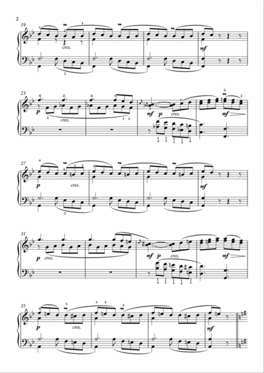 Scarlatti-Sonata in G-Major L.287 K.494(piano) Piano Solo scores gallery preview page 3