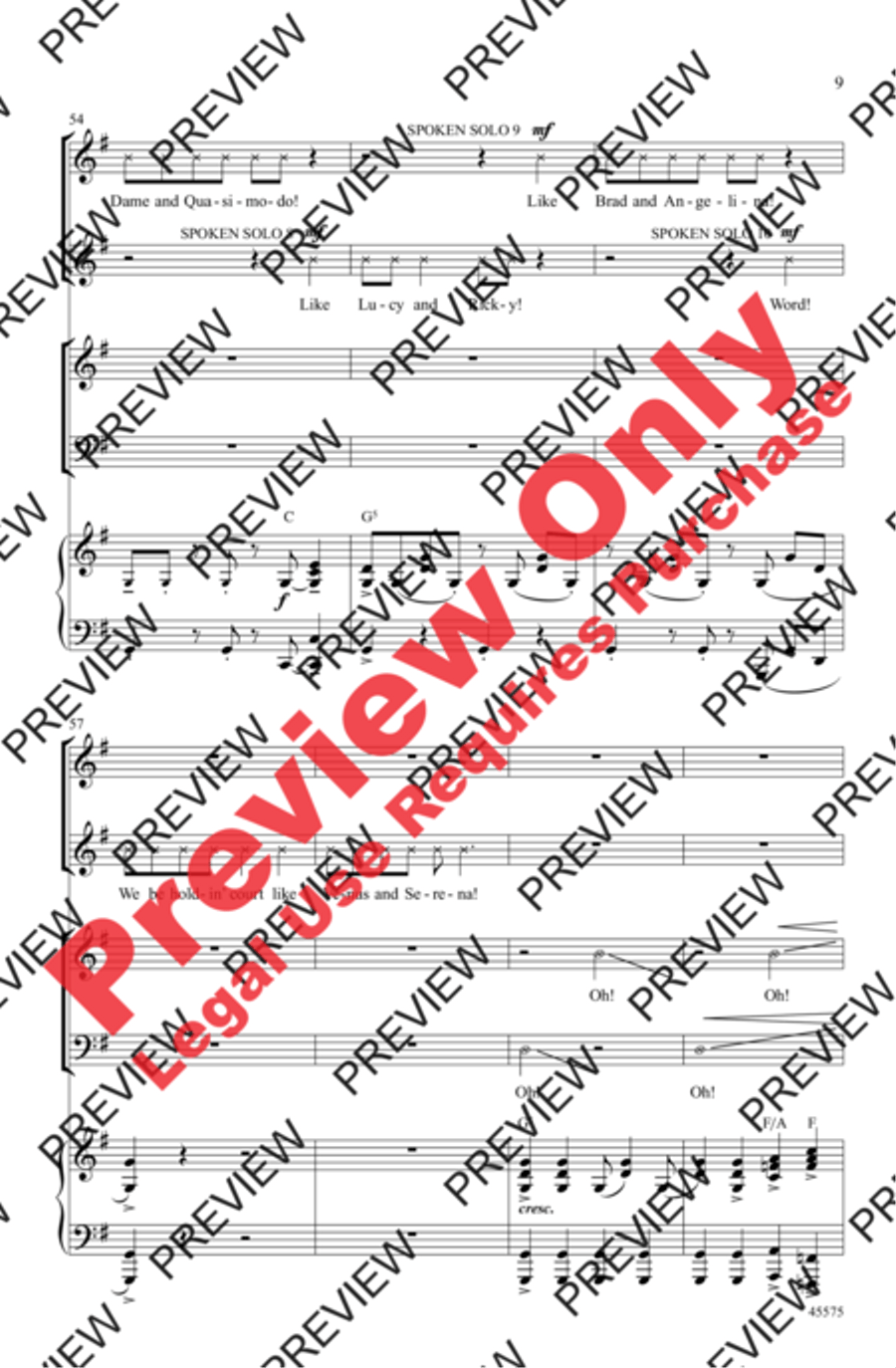 I Got You I Got You 3-Part scores gallery preview page 9