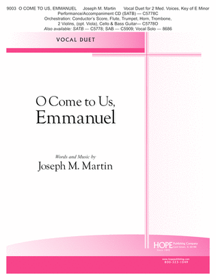 Book cover for O Come To Us, Emmanuel