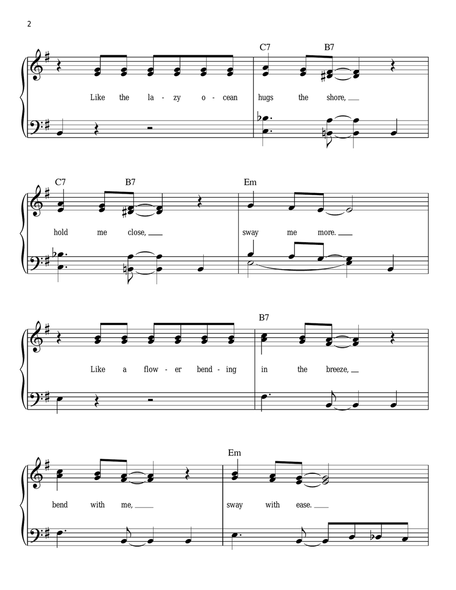 Sway (Quien Sera) Sway (Quien Sera) Voice scores gallery preview page 2