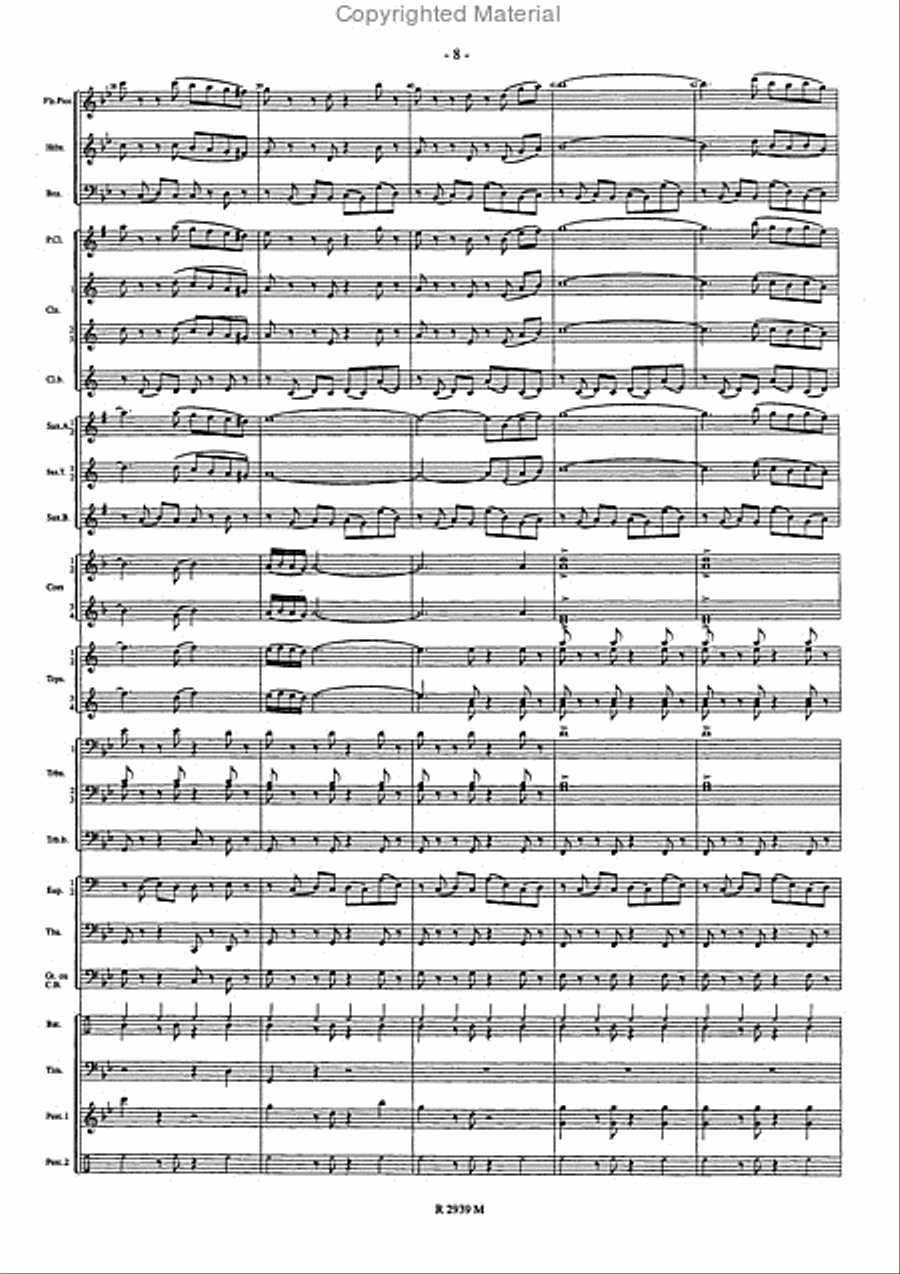 Libertango Concert Band scores gallery preview page 9