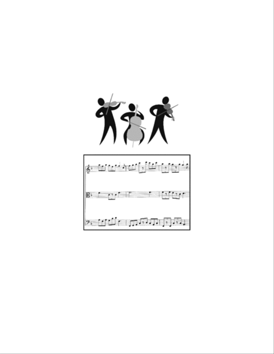 Carolan's Farewell to Music for Classical String Trio (Violin, Viola, and Cello) String Quartet scores gallery preview page 3