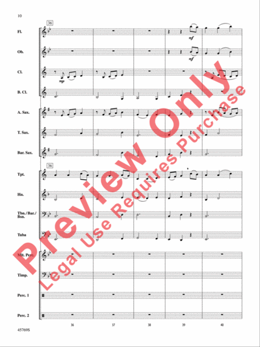 Trust Trust Concert Band scores gallery preview page 11