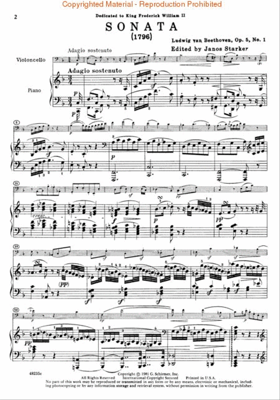 5 Sonatas Piano Accompaniment scores gallery preview page 4