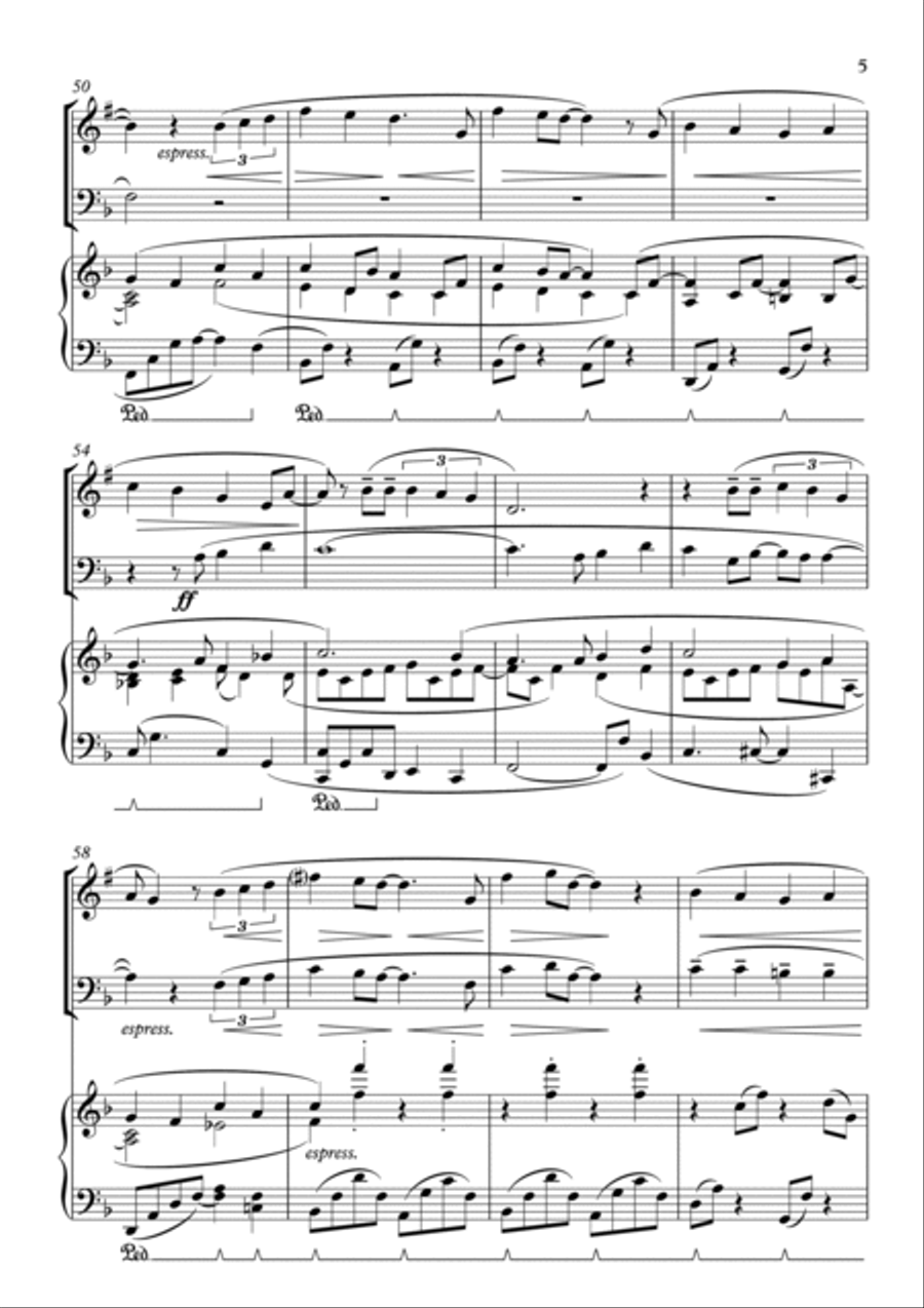 A Whole New World (from 'Aladdin') Woodwind Duet scores gallery preview page 5
