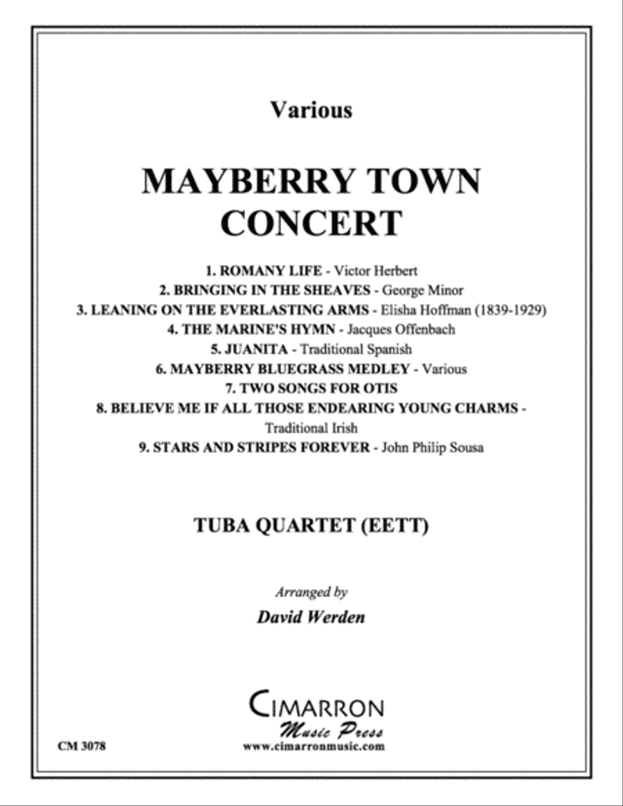 Mayberry Town Concert EETT scores gallery preview page 1