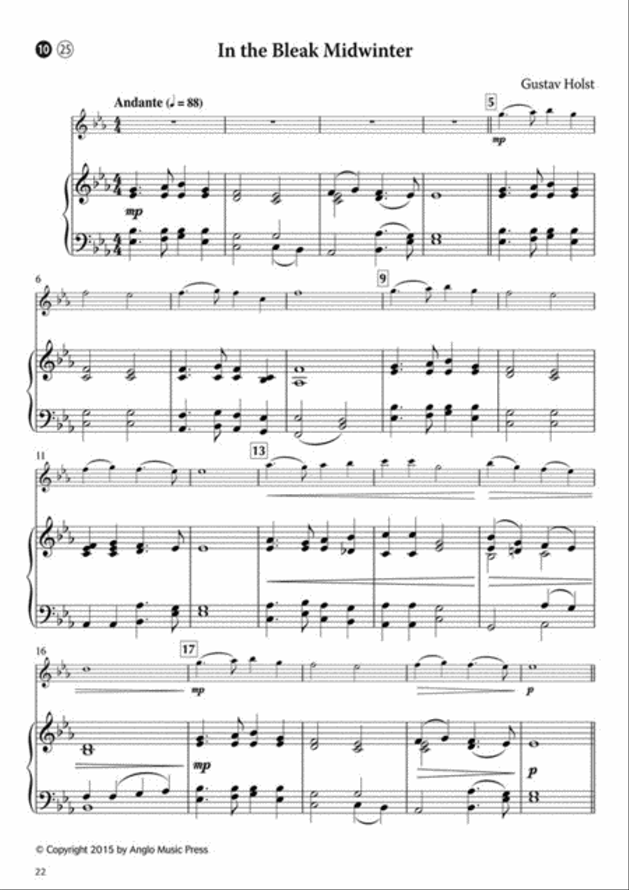 15 Easy Christmas Carols 15 Easy Christmas Carols Flute Solo scores gallery preview page 4