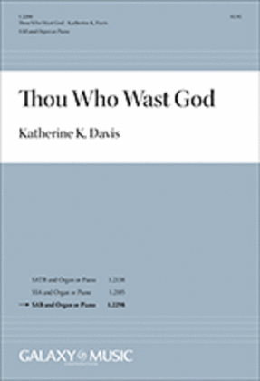 Book cover for Thou Who Wast God