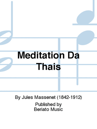Book cover for Meditation Da Thais