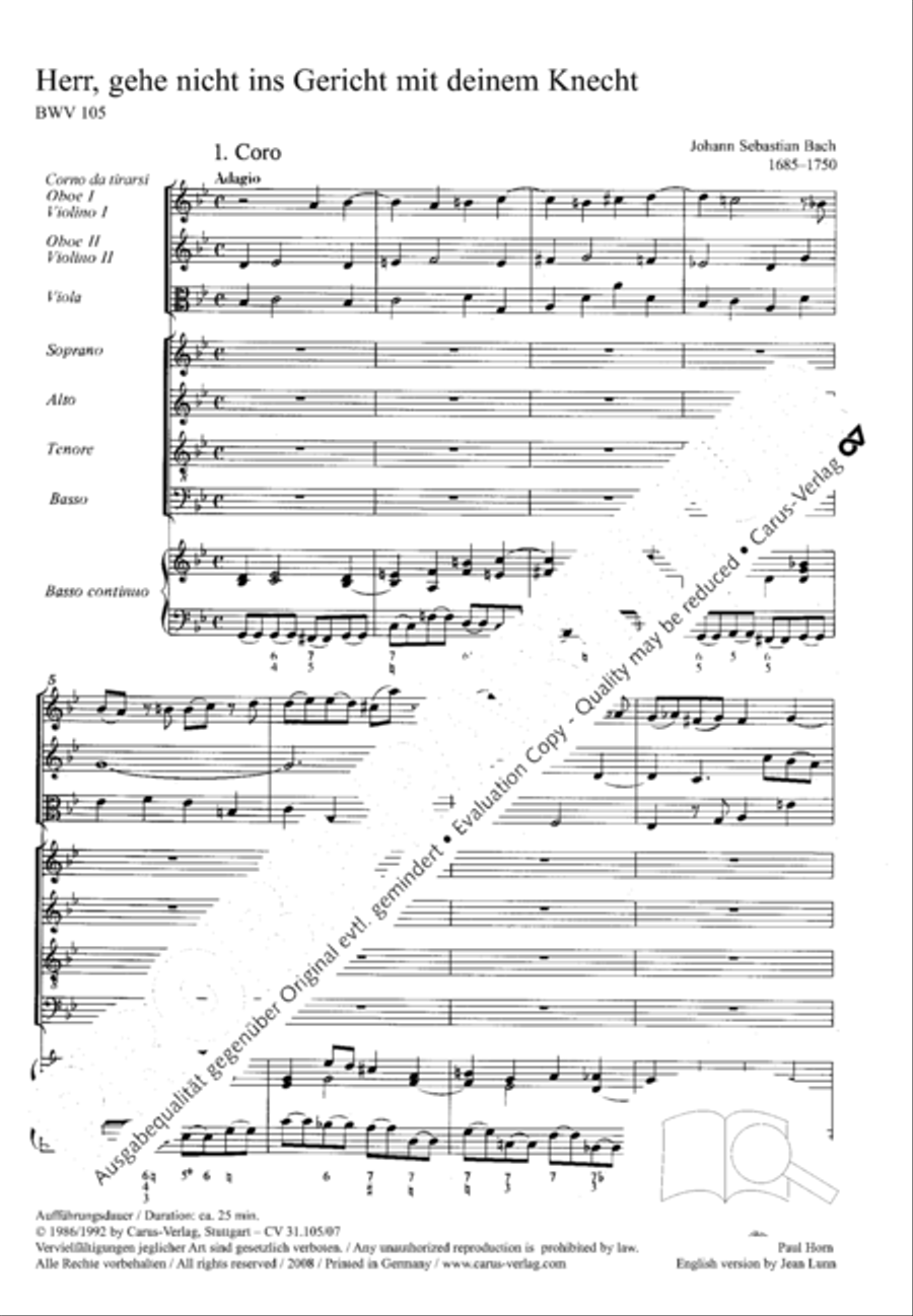 Lord, be not too quick to judge thy servant 4-Part scores gallery preview page 6