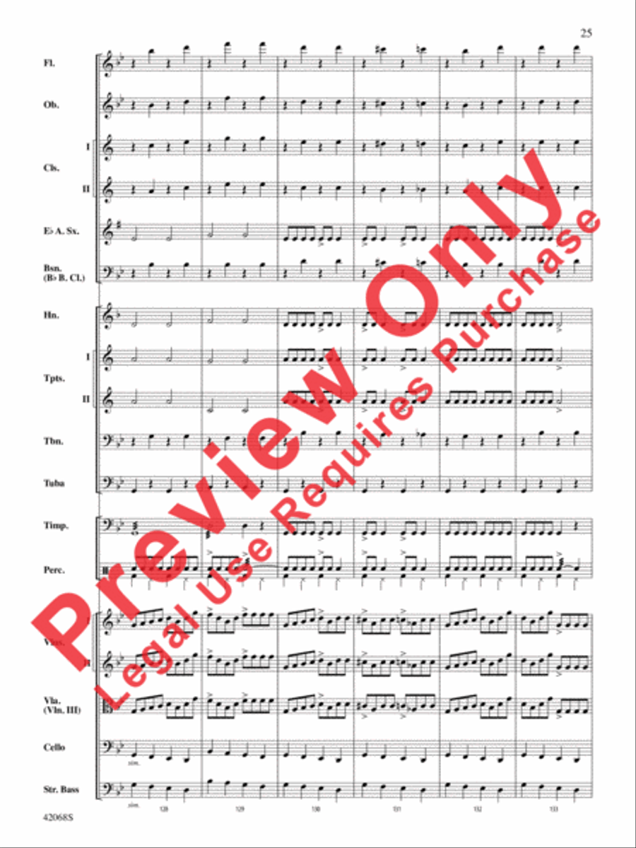 Peer Gynt Suite Selections Full Orchestra scores gallery preview page 26