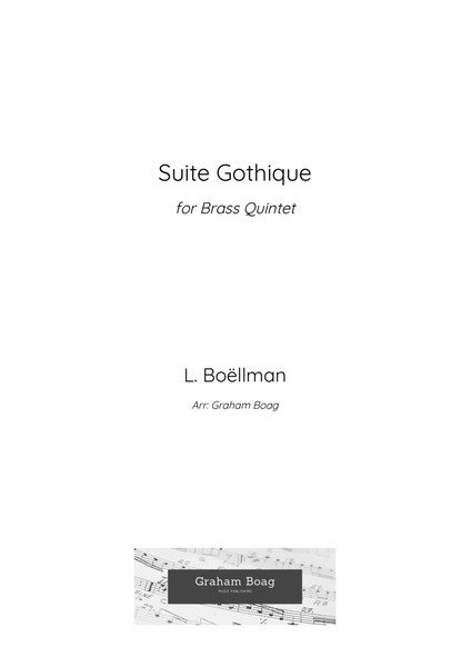 Suite Gothique for Brass Quintet image number null