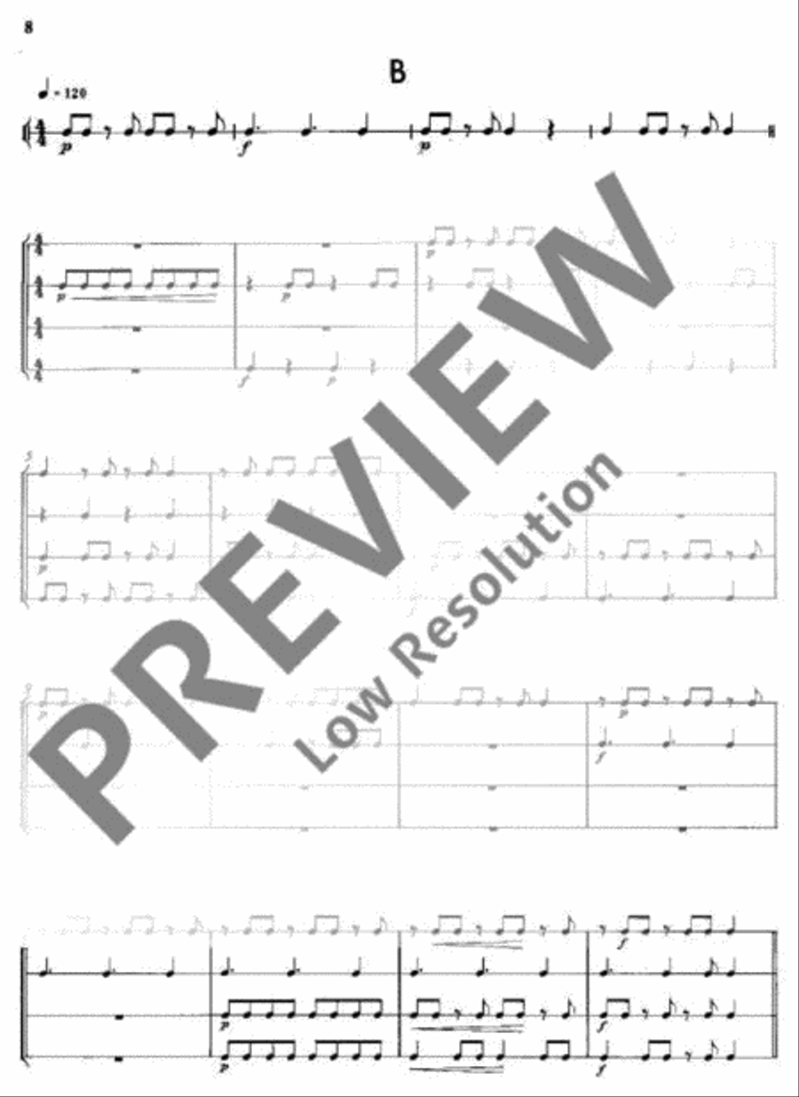 Patterns Percussion scores gallery preview page 9