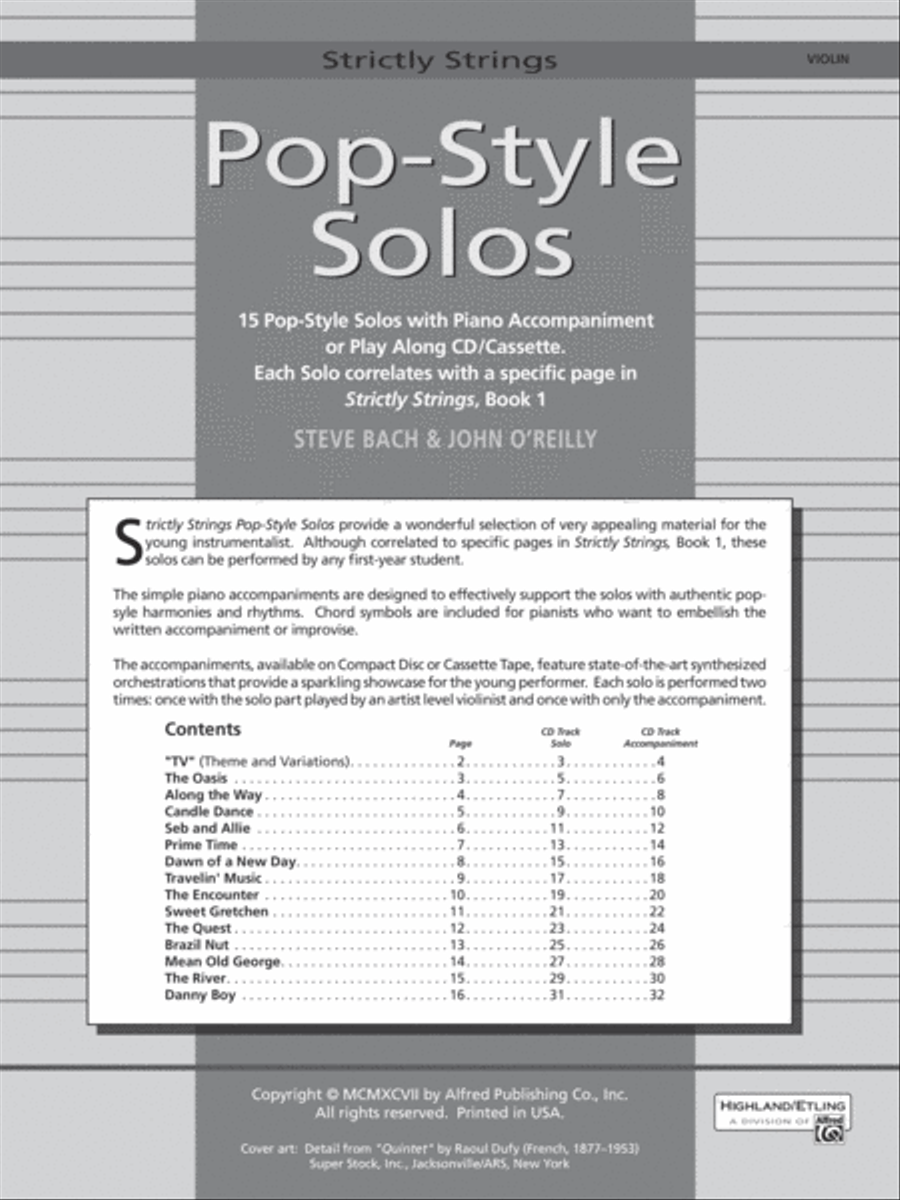 Strictly Strings Pop-Style Solos Chamber Orchestra scores gallery preview page 2