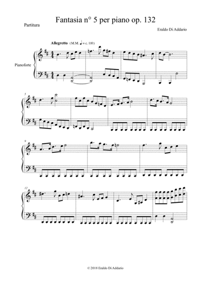 Fantasia per piano n° 5 op. 132 image number null